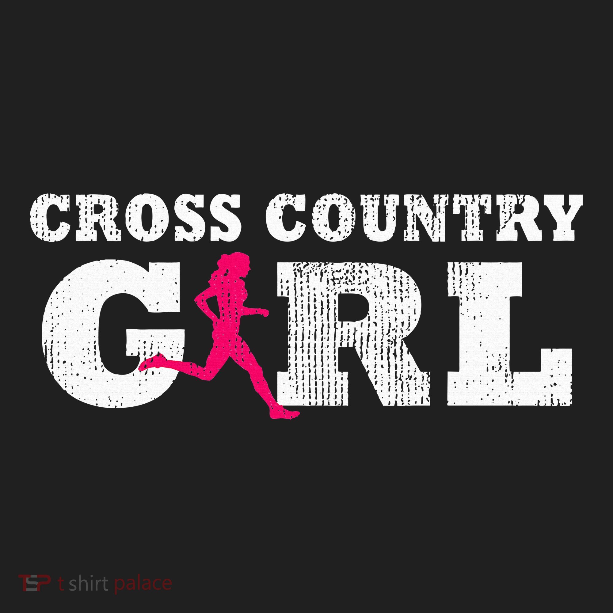 Cross Country Girl Runner Silhouette Gift  Sport  Hat
