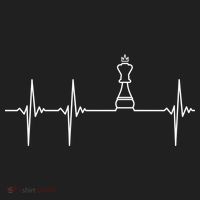 Chess Cool Gift Heartbeat King Piece Gift Chess Players Lovers Beanie thumb 2