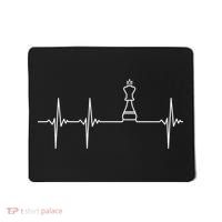 Chess Cool Gift Heartbeat King Piece Gift Chess Players Lovers Mousepad thumb 0