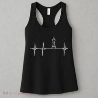 Chess Cool Gift Heartbeat King Piece Gift Chess Players Lovers Women's Tank Top thumb 3