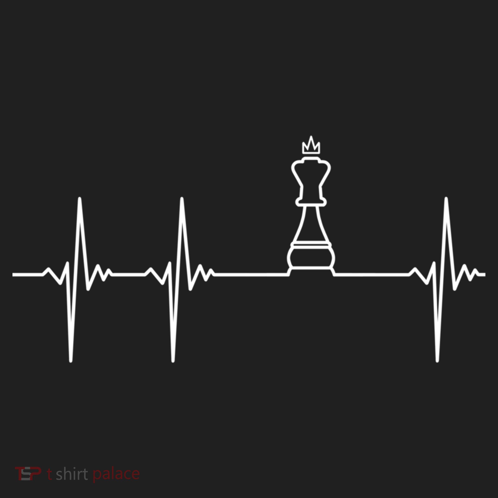 Chess Cool Gift Heartbeat King Piece Gift Chess Players Lovers Hat