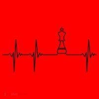 Chess Cool Gift Heartbeat King Piece Gift Chess Players Lovers Santa Hat thumb 1