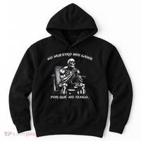 Calacas Chidas Gym Mexican Sayings Hoodie thumb 0