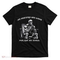 Calacas Chidas Gym Mexican Sayings T-Shirt thumb 0
