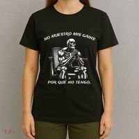 Calacas Chidas Gym Mexican Sayings T-Shirt thumb 4
