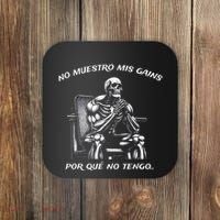 Calacas Chidas Gym Mexican Sayings Coaster thumb 0