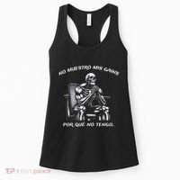 Calacas Chidas Gym Mexican Sayings Women's Tank Top thumb 0