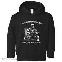 Calacas Chidas Gym Mexican Sayings Toddler Hoodie thumb 0