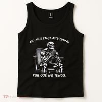 Calacas Chidas Gym Mexican Sayings Tank Top thumb 2