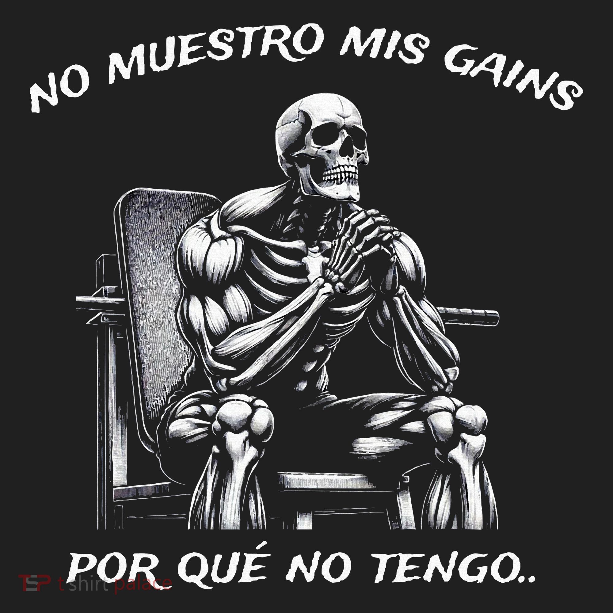 Calacas Chidas Gym Mexican Sayings Golf Towel
