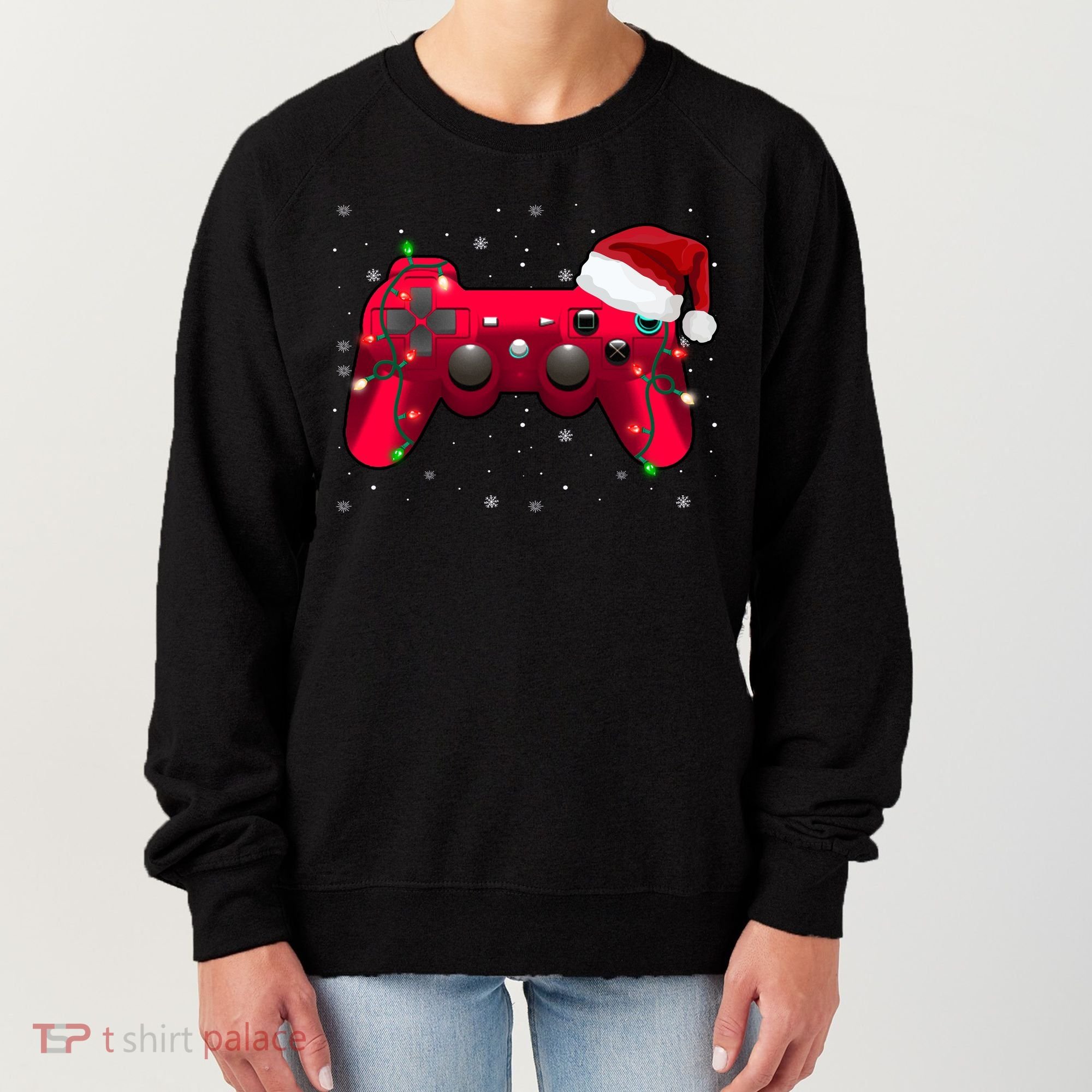 Christmas Controller Gamer Gift Women's Sweatshirt