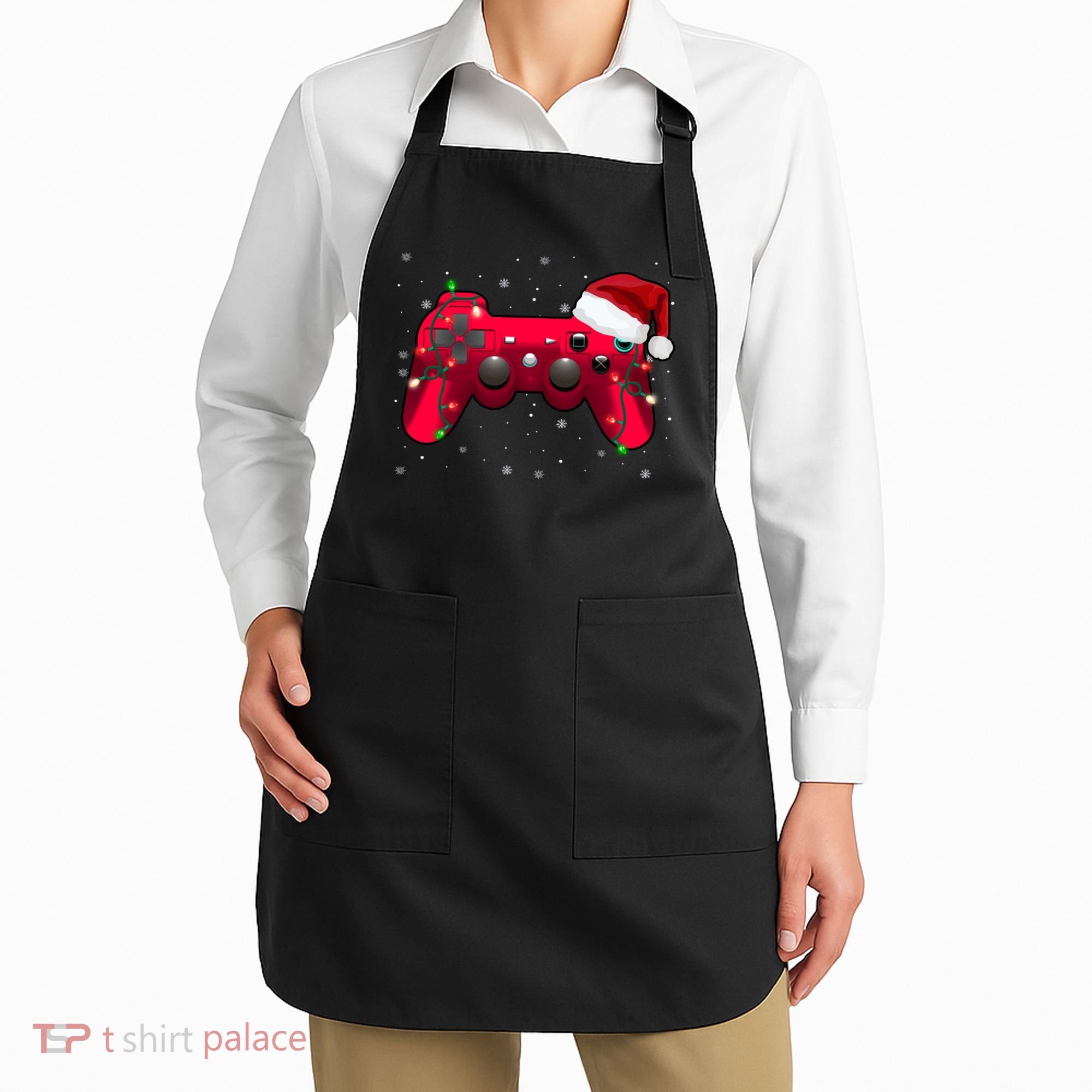 Christmas Controller Gamer Gift Apron