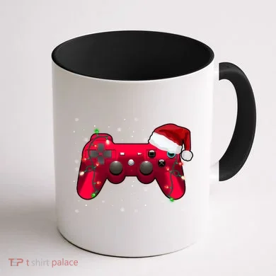 Christmas Controller Gamer Gift Coffee Mug back