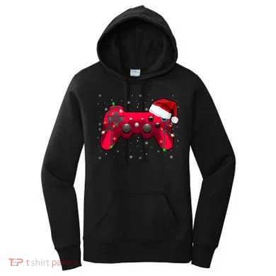 Christmas Controller Gamer Gift Women's Hoodie