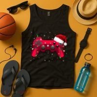 Christmas Controller Gamer Gift Tank Top thumb 4