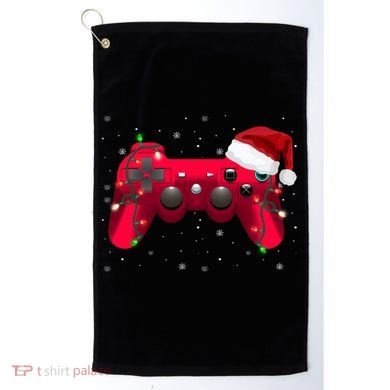 Christmas Controller Gamer Gift Golf Towel