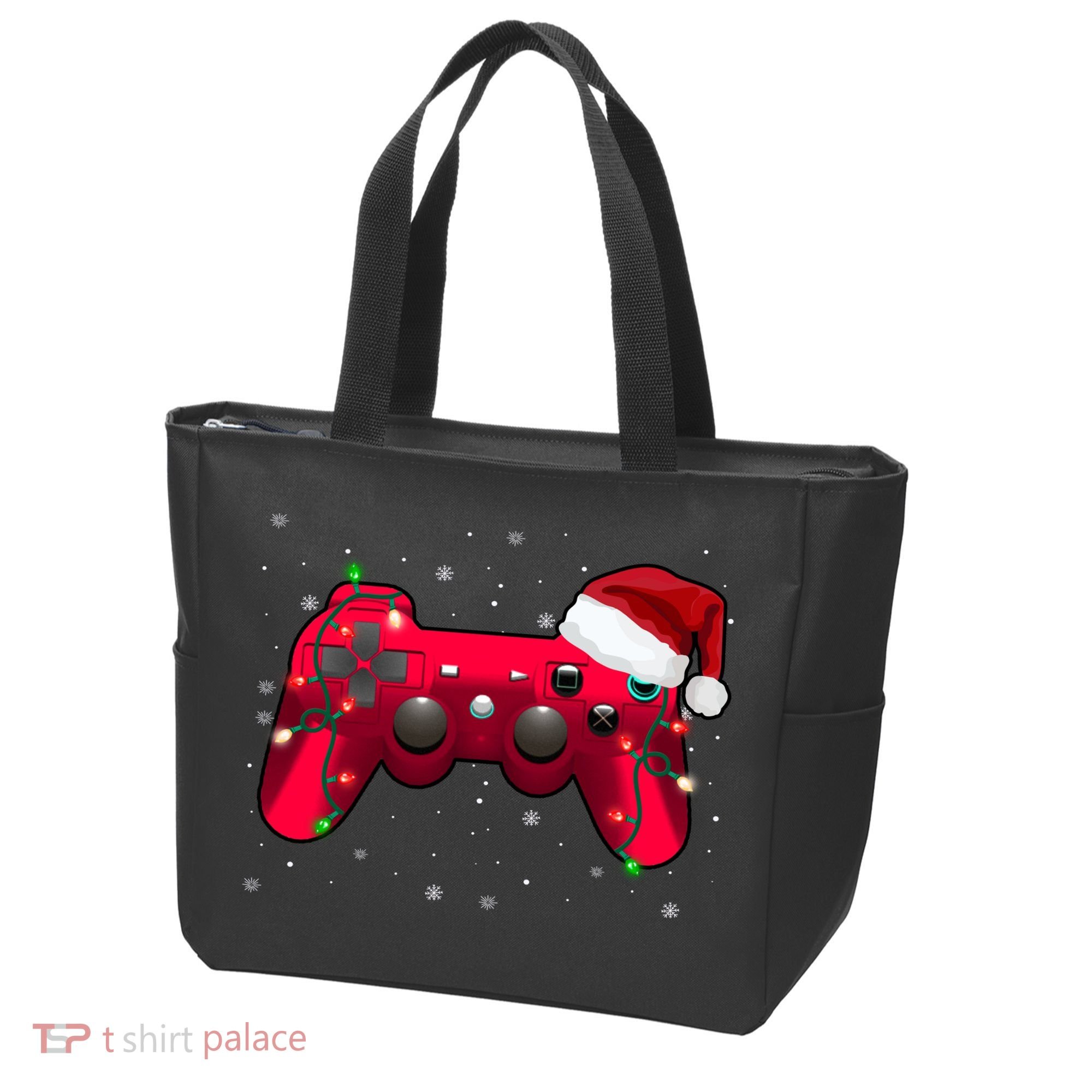 Christmas Controller Gamer Gift Tote Bag