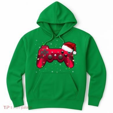 Christmas Controller Gamer Gift Hoodie