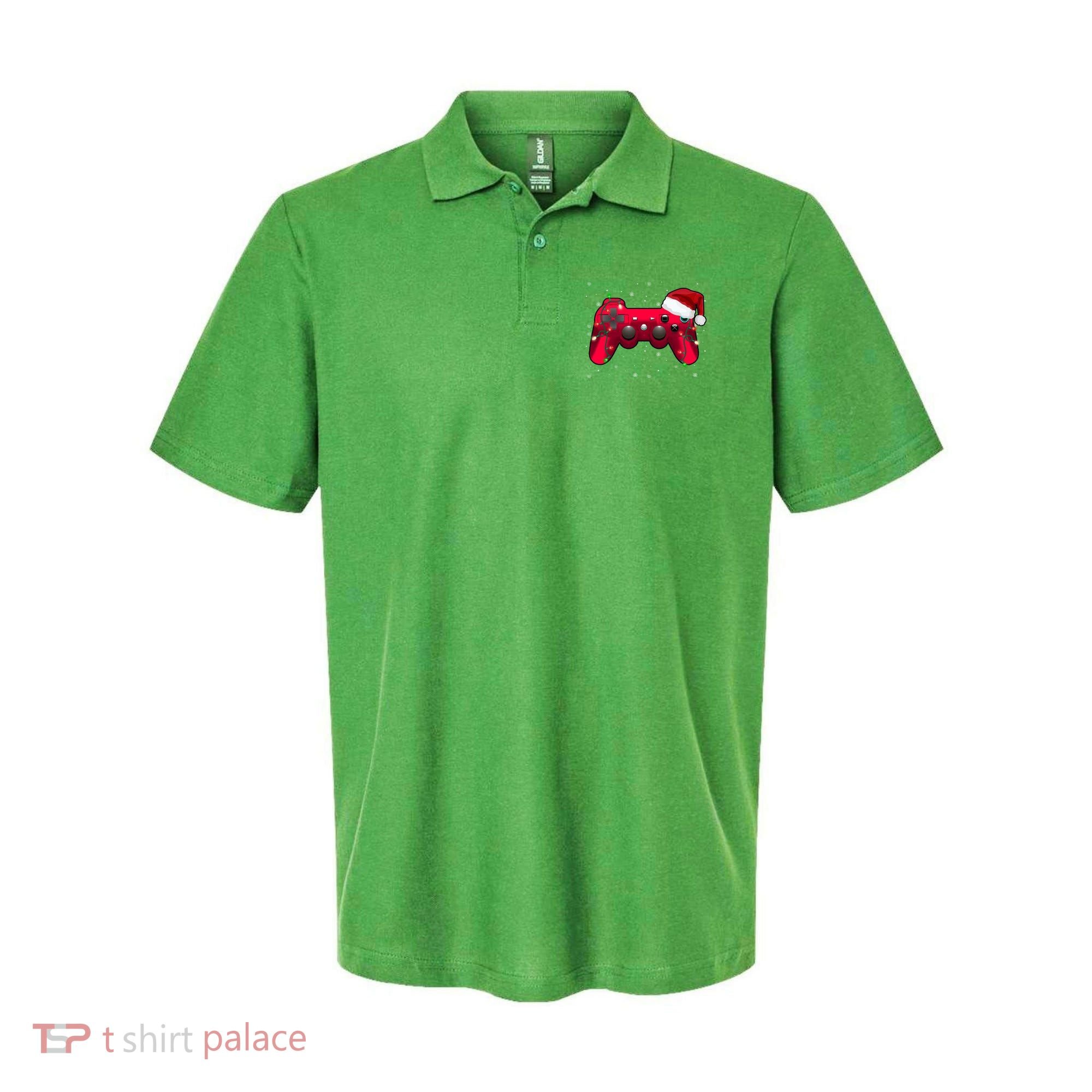Christmas Controller Gamer Gift Polo
