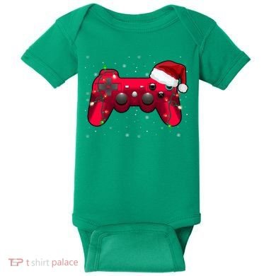 Christmas Controller Gamer Gift Baby Bodysuit