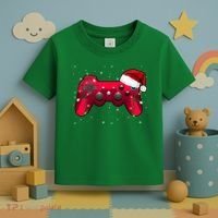 Christmas Controller Gamer Gift Toddler T-Shirt thumb 3