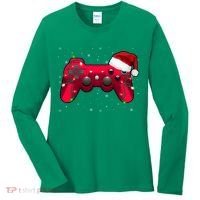 Christmas Controller Gamer Gift Women's Long Sleeve Shirt thumb 0