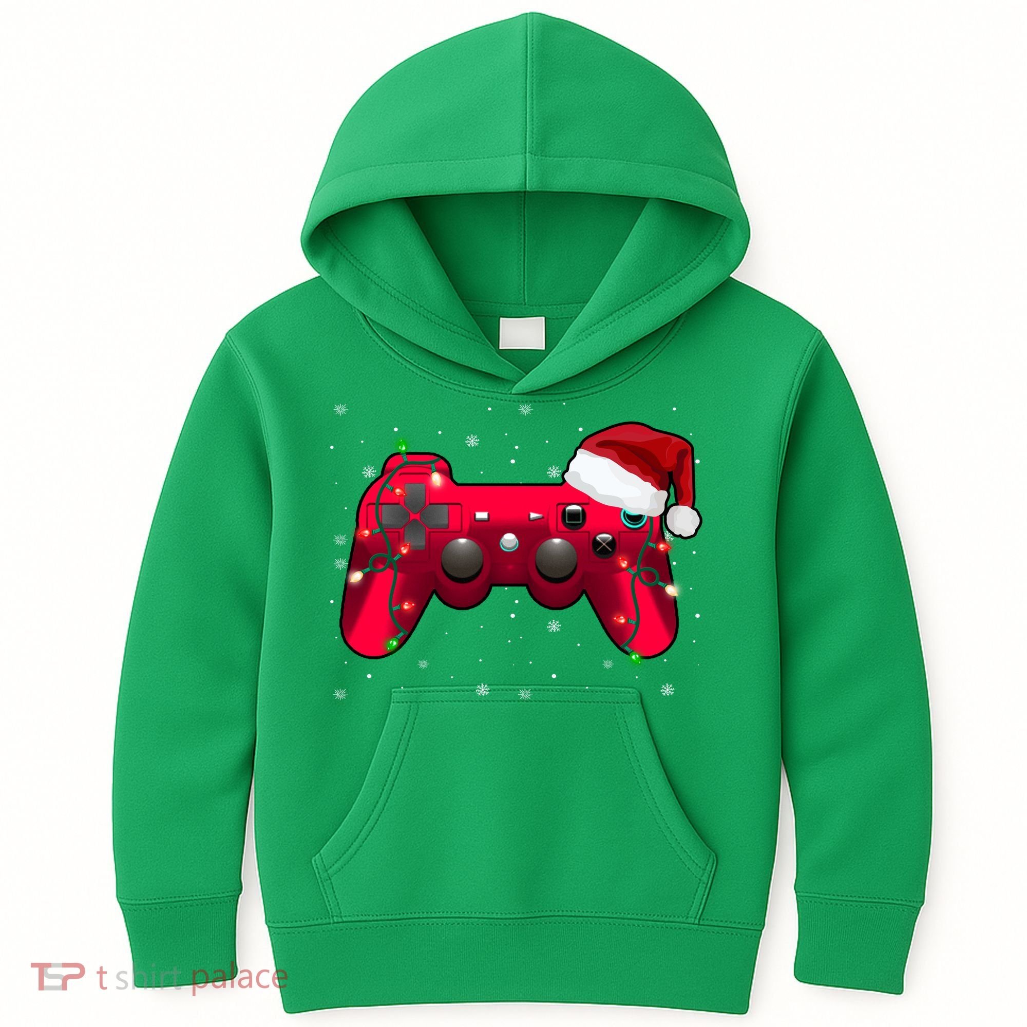 Christmas Controller Gamer Gift Kids Hoodie