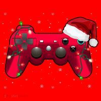 Christmas Controller Gamer Gift Santa Hat thumb 1
