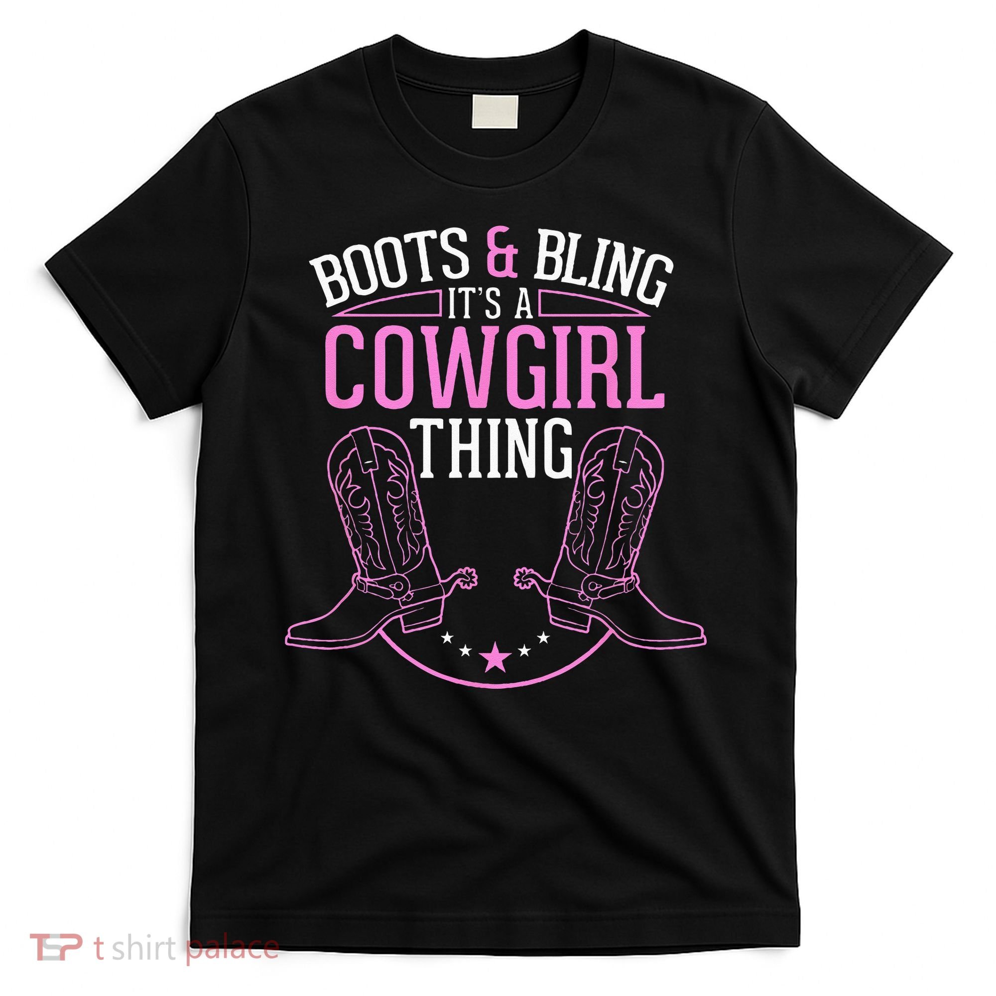 Cute Country Girl Boots Bling Its A Cowgirl Thing T-Shirt