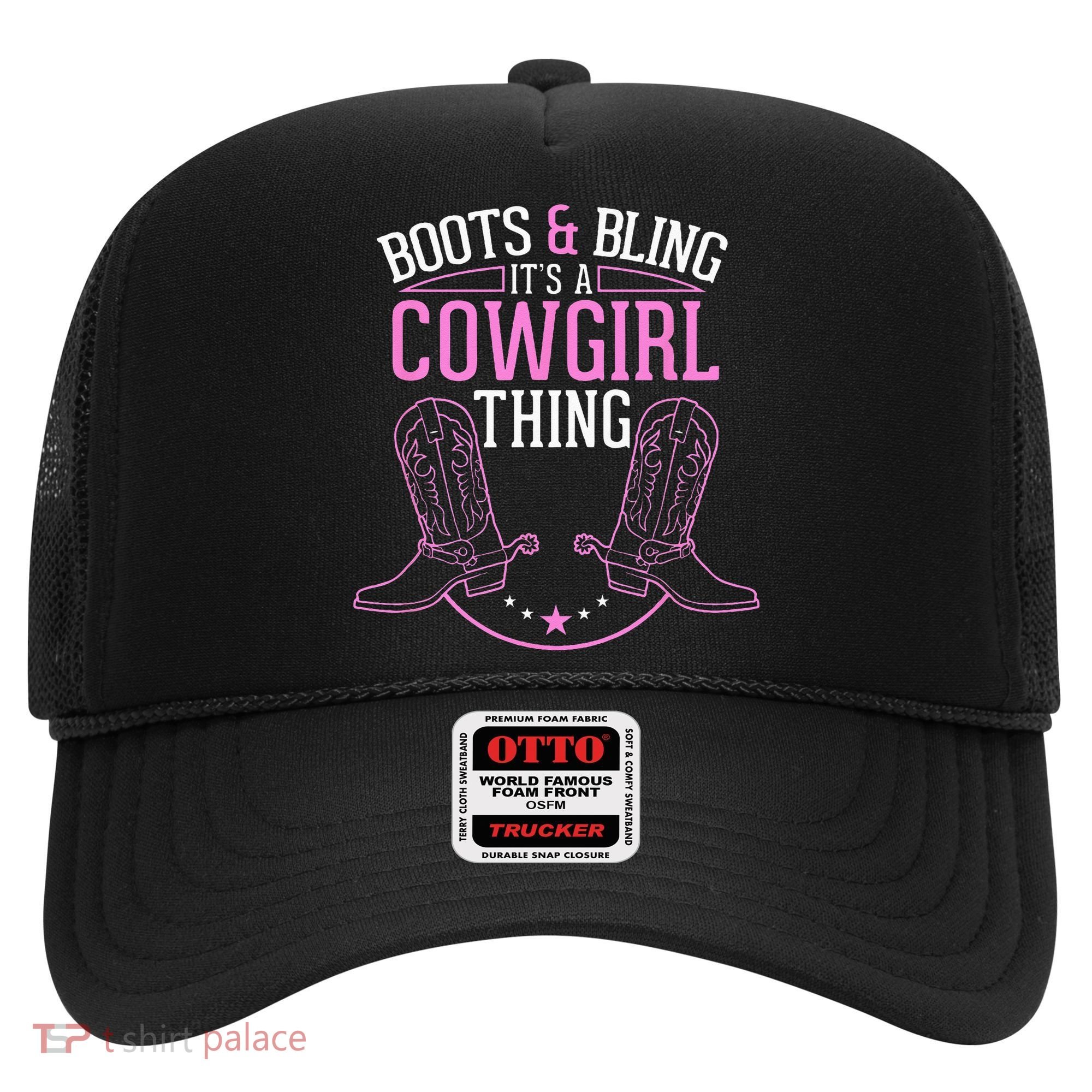 Cute Country Girl Boots Bling Its A Cowgirl Thing Hat