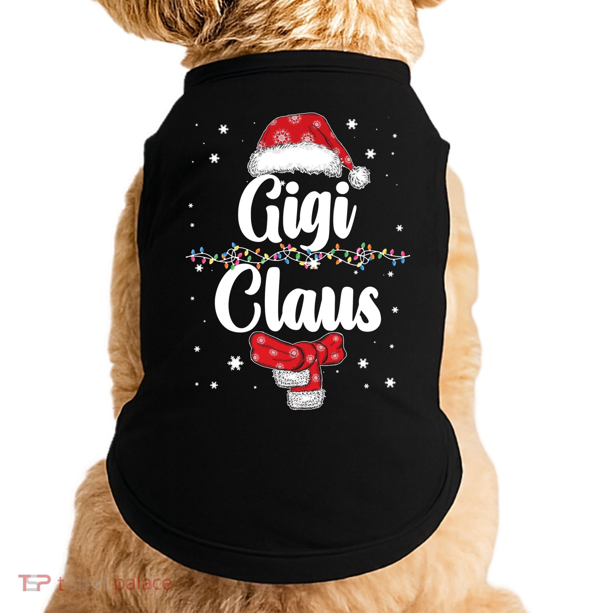 Cute Christmas Gigi Claus Doggie Tank