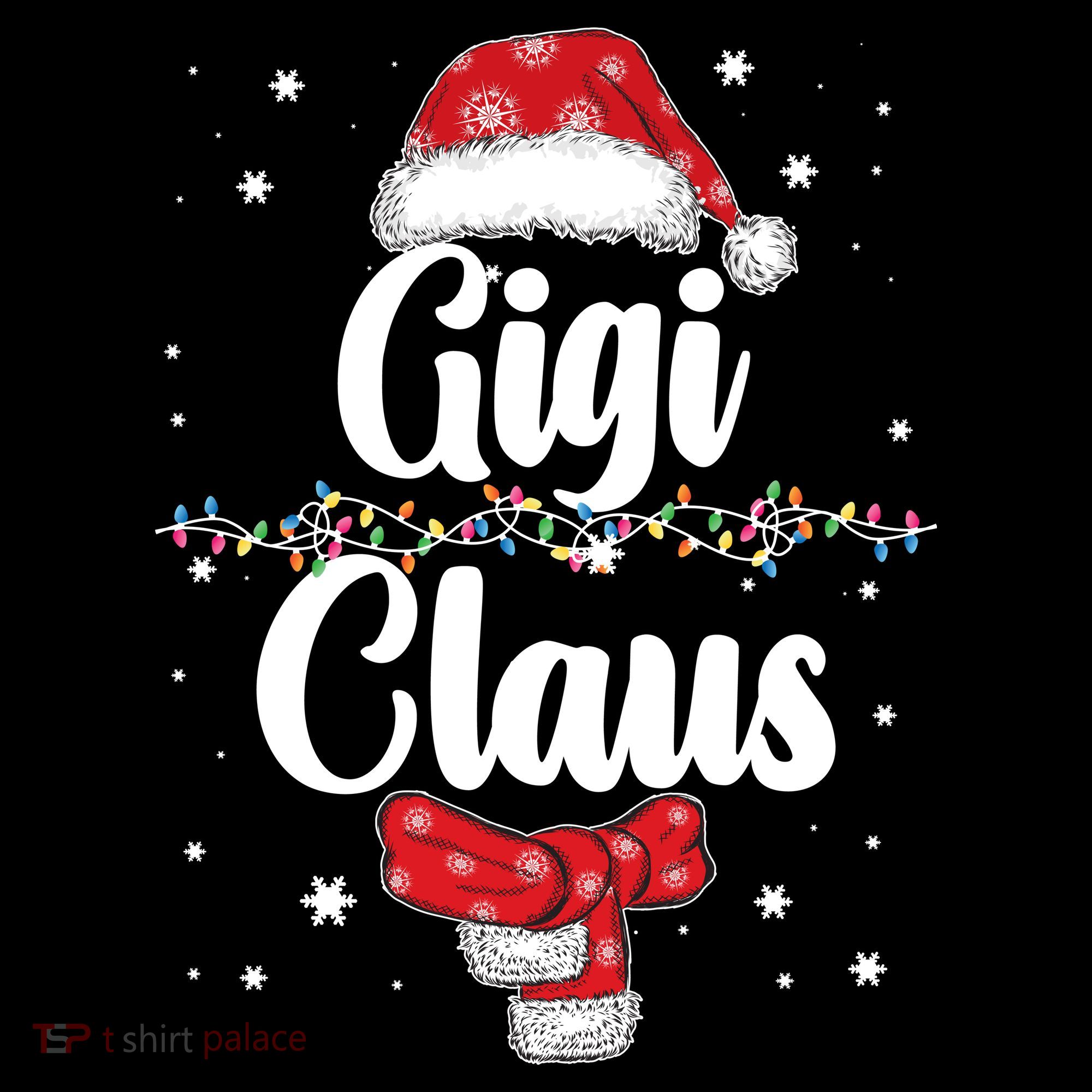 Cute Christmas Gigi Claus Women's Hoodie