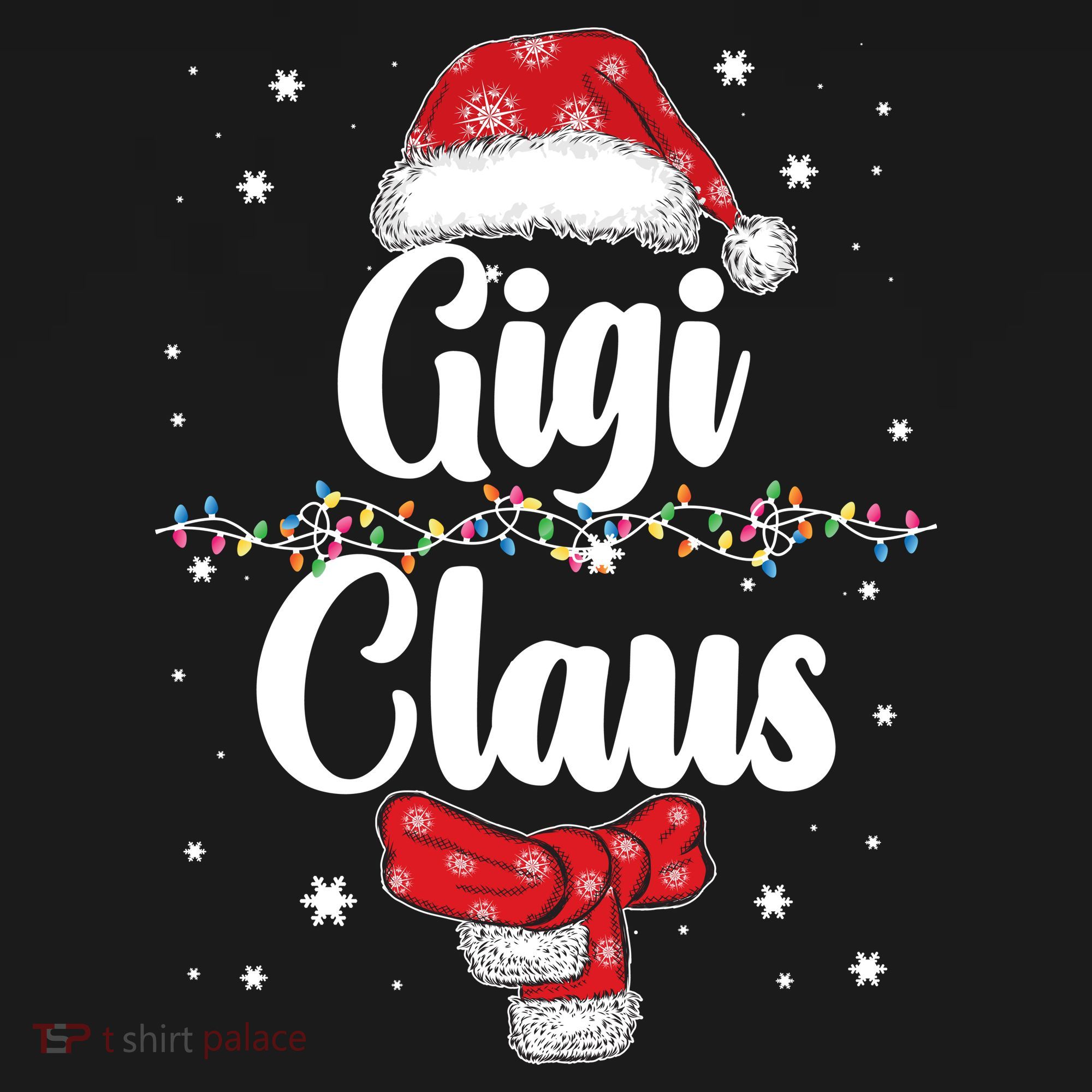 Cute Christmas Gigi Claus Women's T-Shirt