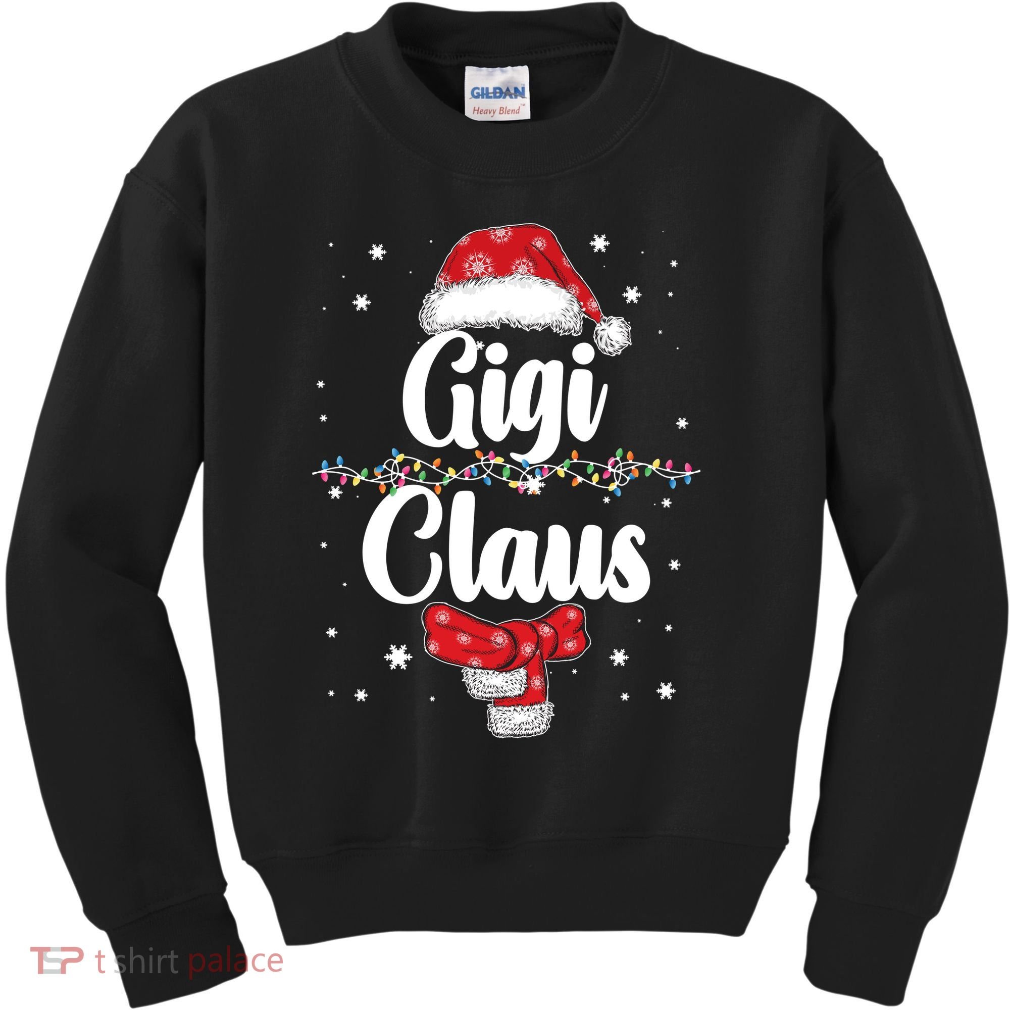 Cute Christmas Gigi Claus Kids Sweatshirt