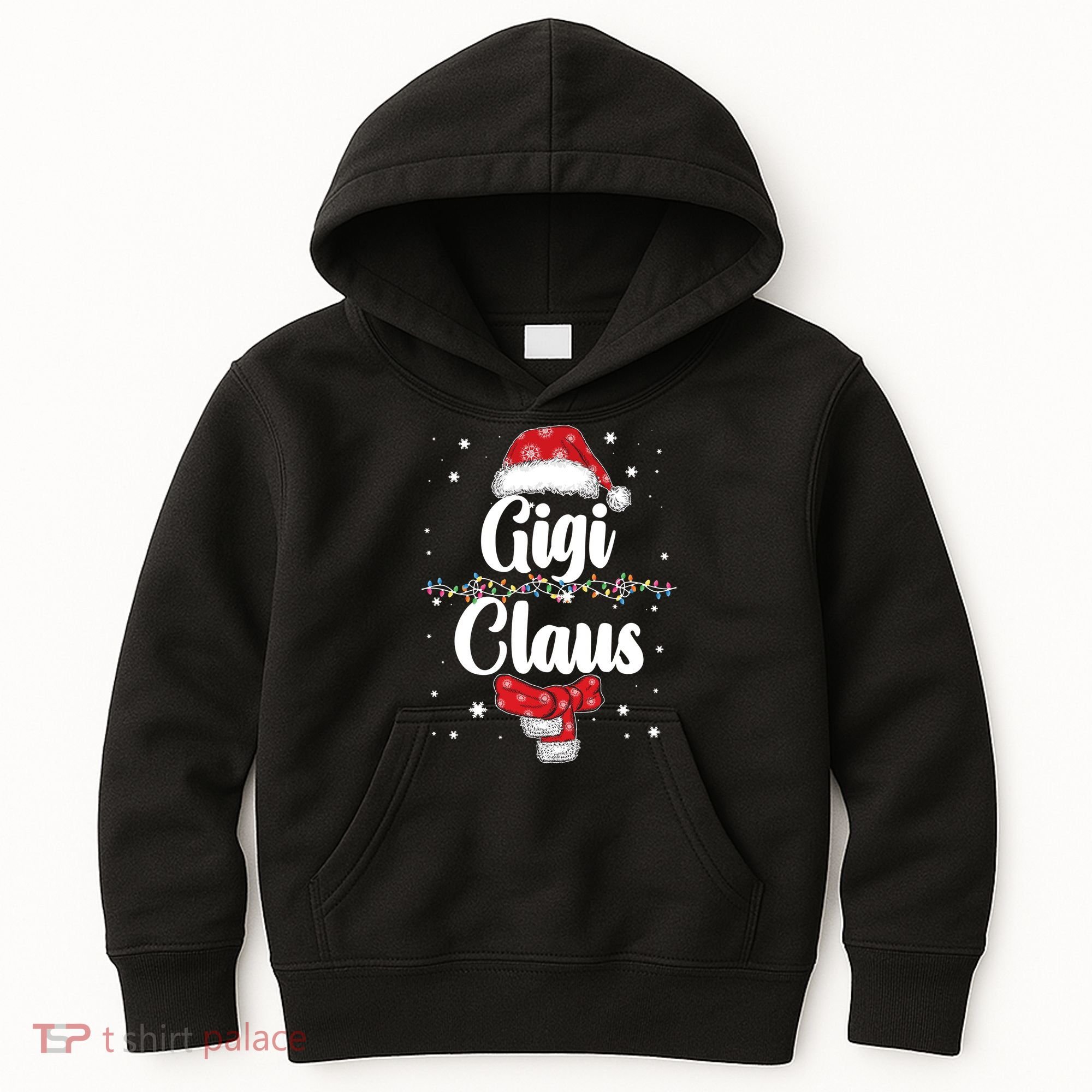 Cute Christmas Gigi Claus Kids Hoodie