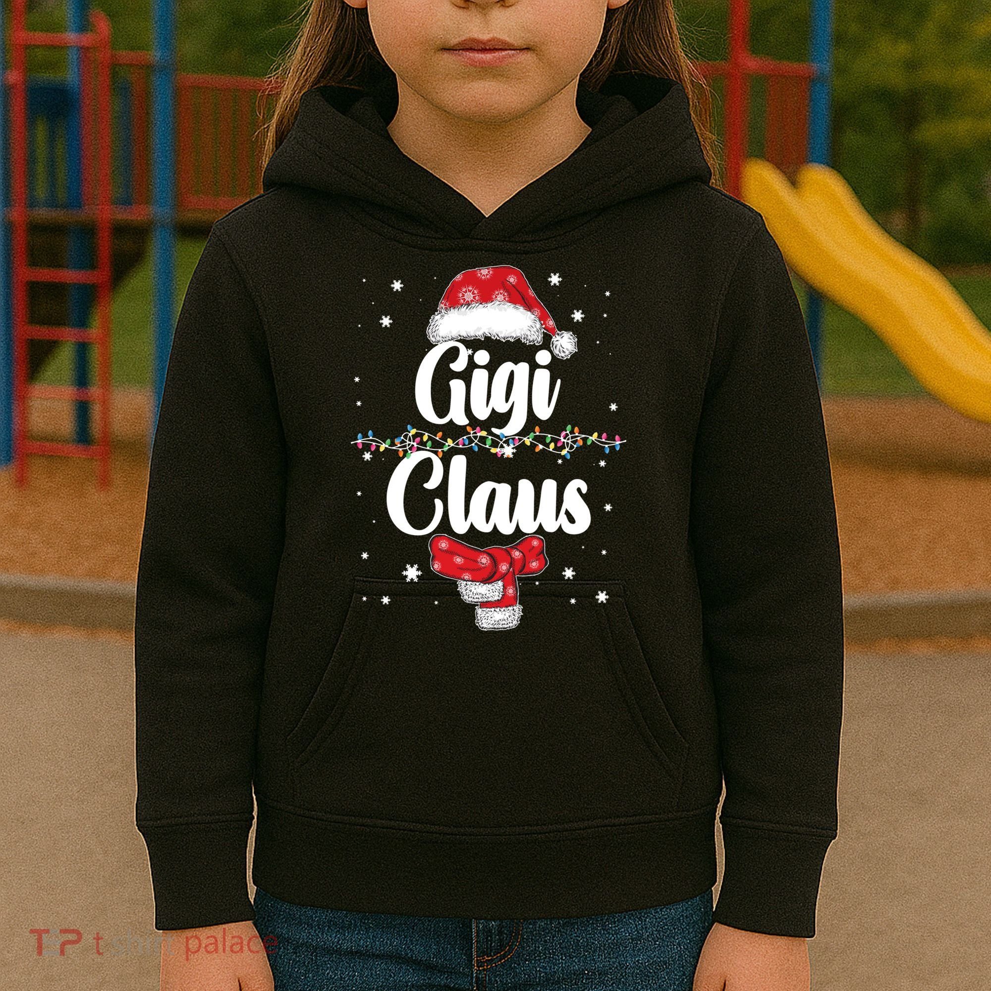 Cute Christmas Gigi Claus Kids Hoodie