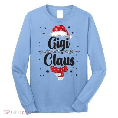 Cute Christmas Gigi Claus Long Sleeve Shirt