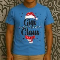 Cute Christmas Gigi Claus T-Shirt thumb 3