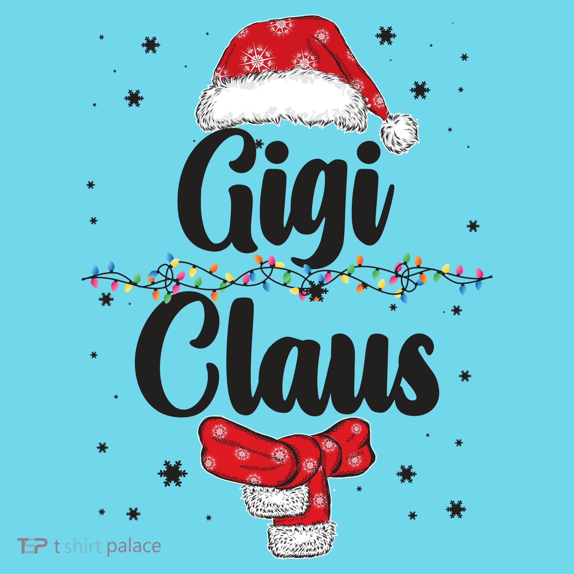 Cute Christmas Gigi Claus Button