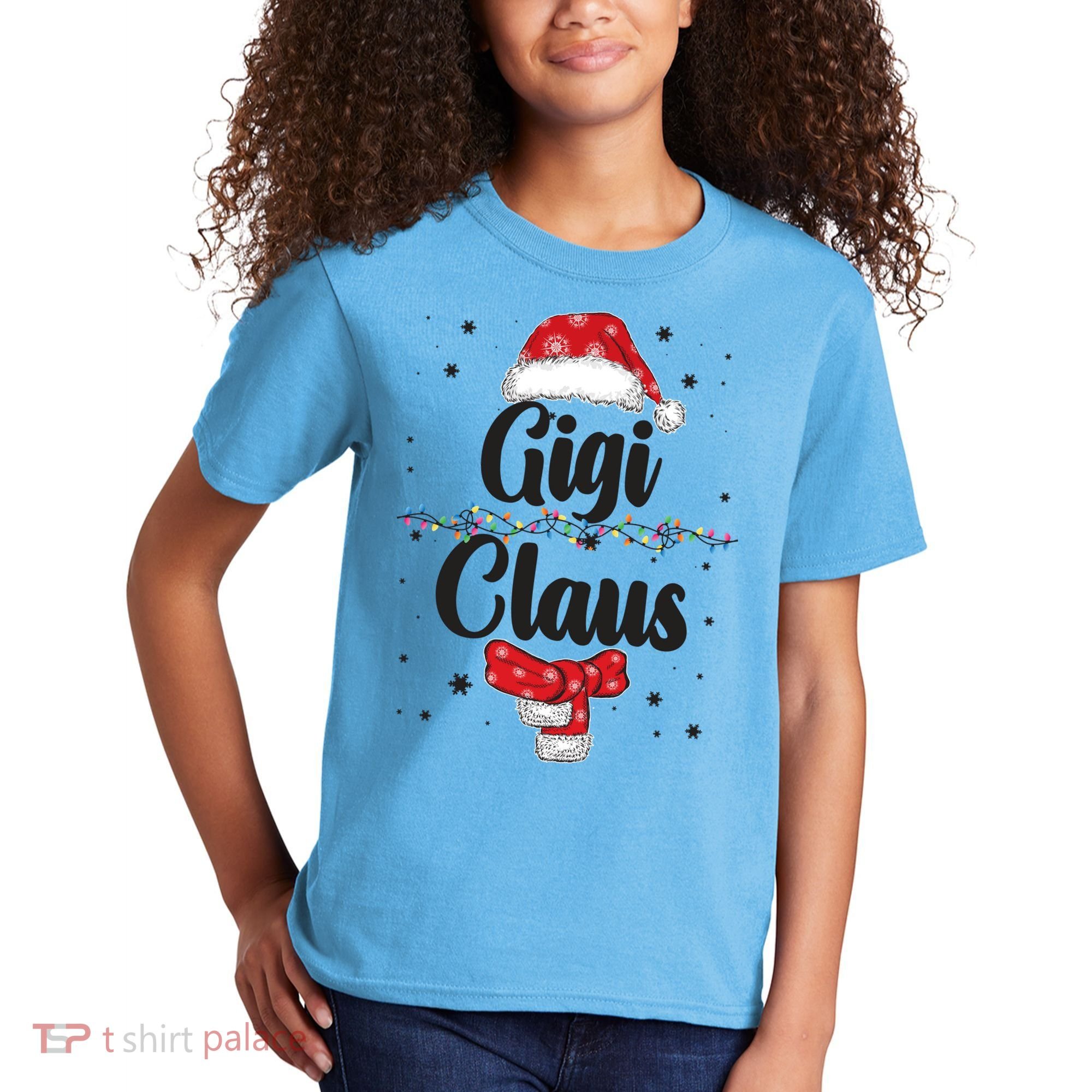 Cute Christmas Gigi Claus Kids T-Shirt
