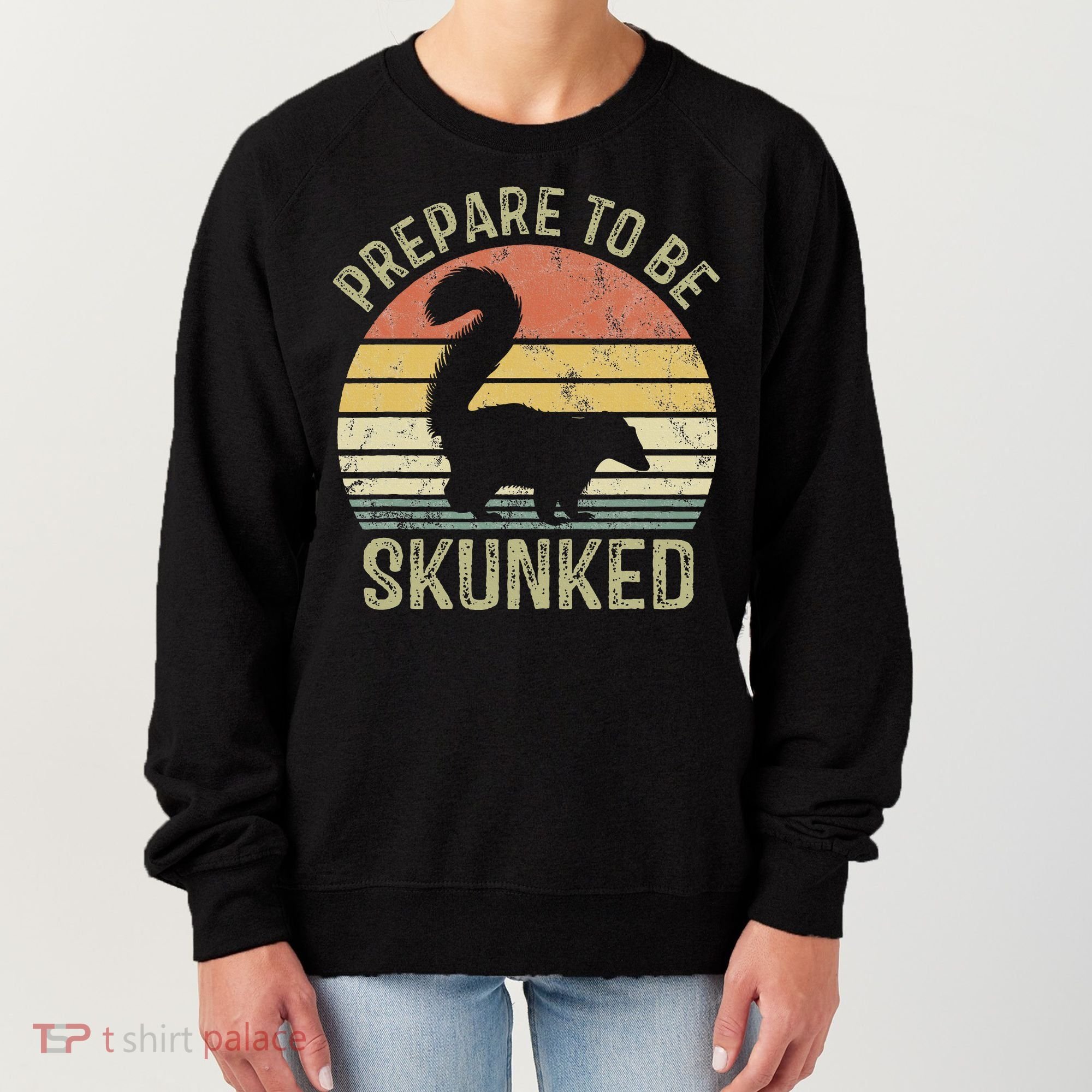 Cribbage Card Game Player Funny Lover Prepare To Be Skunked Women's Sweatshirt