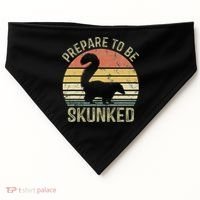 Cribbage Card Game Player Funny Lover Prepare To Be Skunked USA-Made Doggie Bandana thumb 0