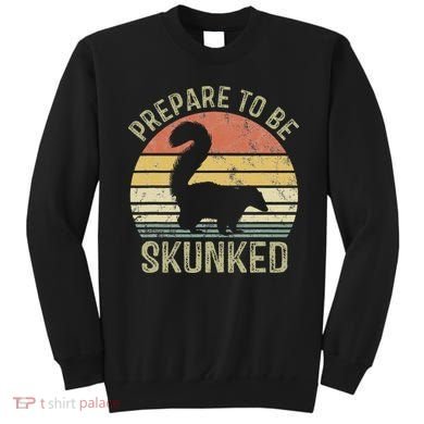 Cribbage Card Game Player Funny Lover Prepare To Be Skunked Sweatshirt