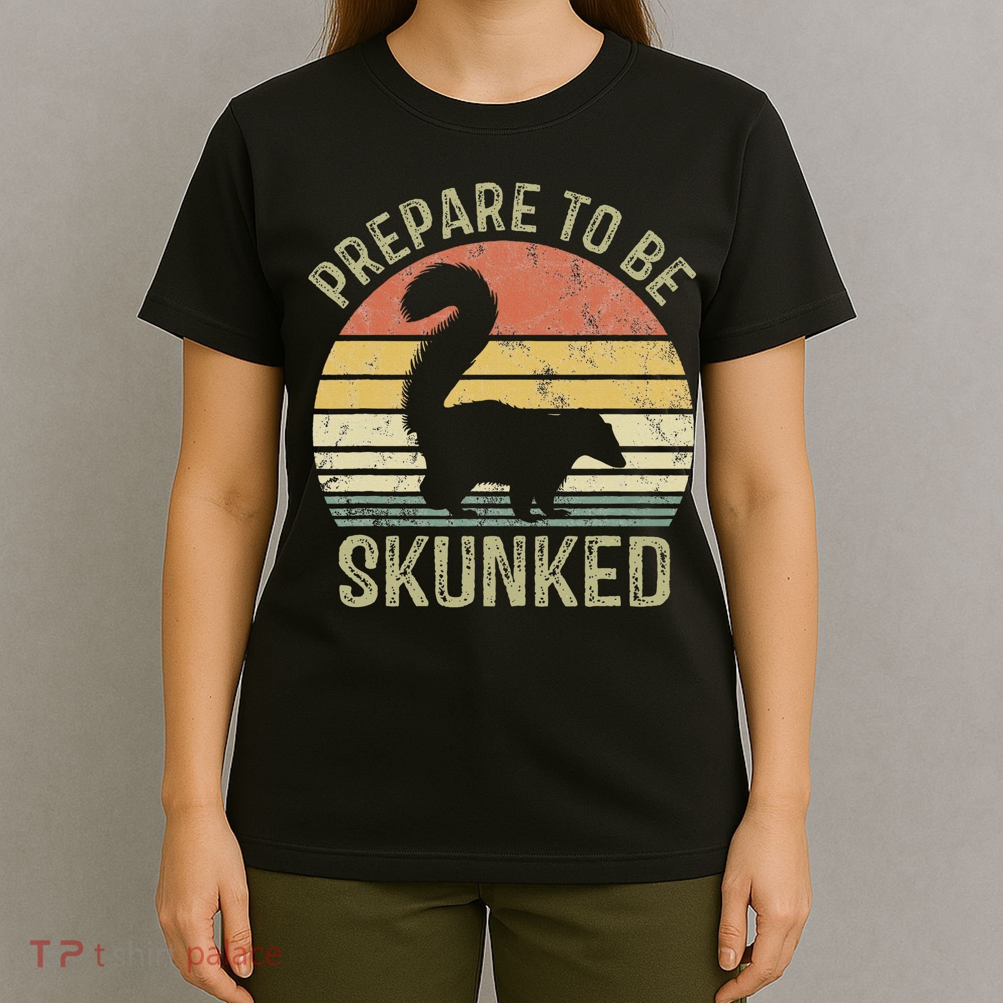 Cribbage Card Game Player Funny Lover Prepare To Be Skunked T-Shirt