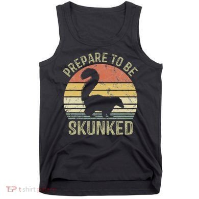 Cribbage Card Game Player Funny Lover Prepare To Be Skunked Tank Top