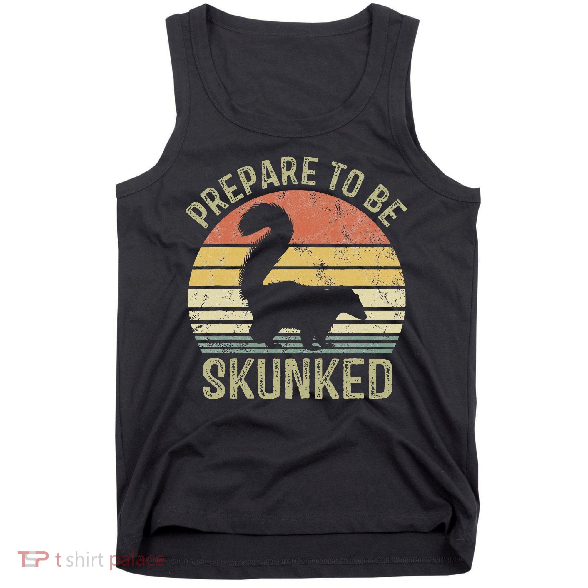 Cribbage Card Game Player Funny Lover Prepare To Be Skunked Tank Top