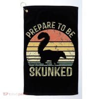 Cribbage Card Game Player Funny Lover Prepare To Be Skunked Golf Towel thumb 0
