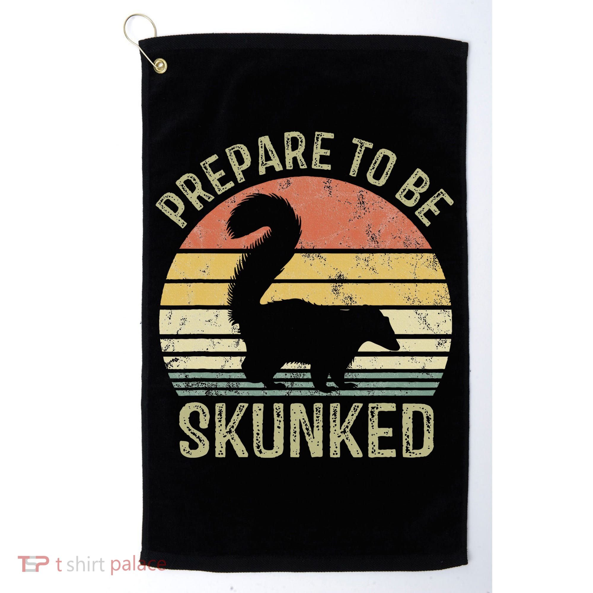 Cribbage Card Game Player Funny Lover Prepare To Be Skunked Golf Towel