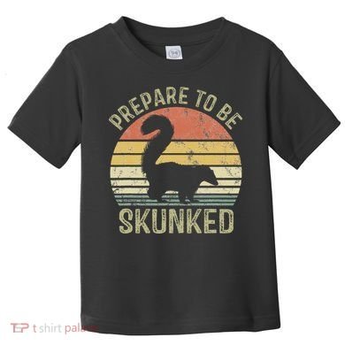 Cribbage Card Game Player Funny Lover Prepare To Be Skunked Toddler T-Shirt
