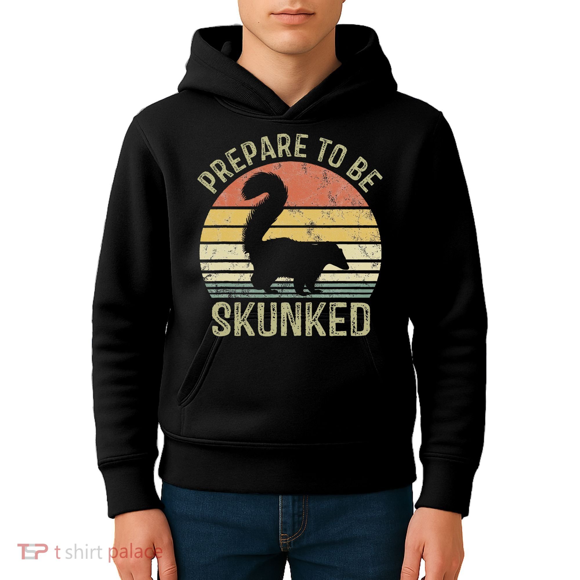 Cribbage Card Game Player Funny Lover Prepare To Be Skunked Kids Hoodie